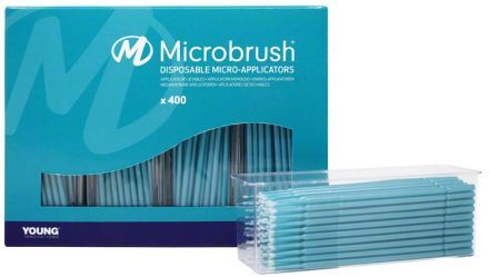 Microbrush Plus - aplikátory, ultra jemné sv.modré