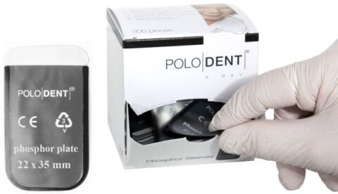 POLODENT návleky paměťových fólií č. 0 bez rámečku