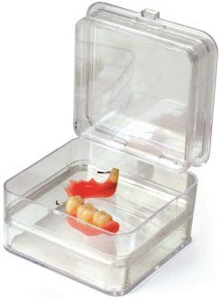 Plastové krabičky s membránou 7,5x7,5 cm, 10ks