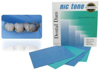 Nic Tone Dental Dam modrý 36ks
