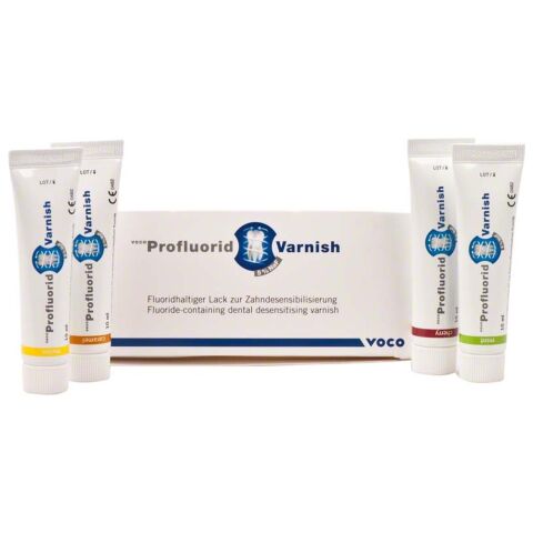 Profluorid Varnish, 4x10ml sortiment mix