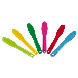 Alginátová špachtle, 6ks mix barev