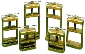 Mosazný lis na 2 kyvety