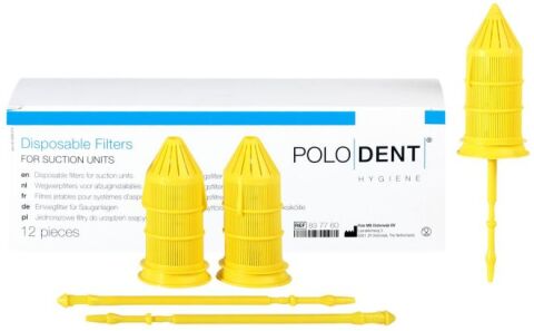 POLODENT jednorázové filtry pro sací jednotky