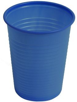 Kelímky plastové 180ml, tmavě modré 100ks