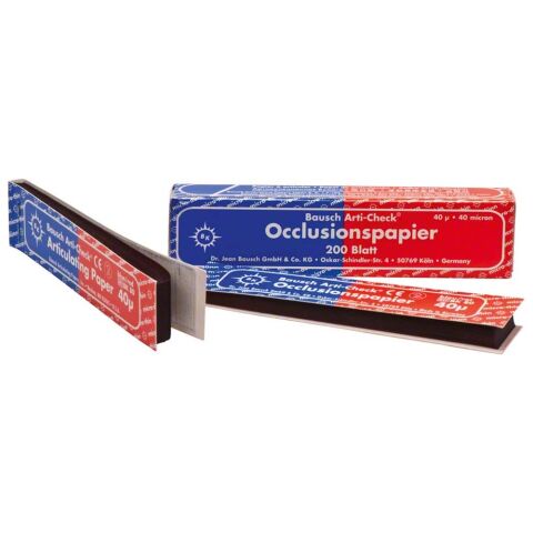 Arti-Check artikulační papír listy modré/červené