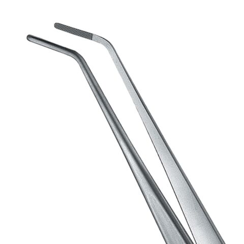 Tissue Pliers Cushing PermaSharp angled 45° 18cm