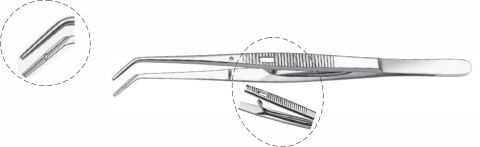 Endo pinzeta se zámečkem
