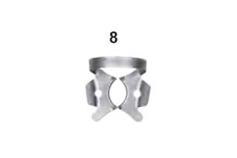 Spona kofferdam horní molar 8