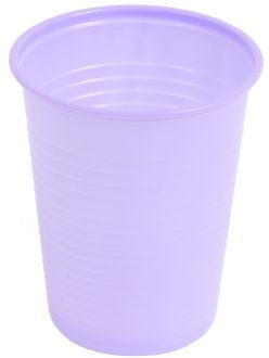 Kelímky plastové 180ml, fialové 100ks