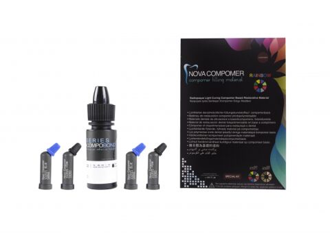 NOVA Compomer Rainbow, 20x0,25g modrý