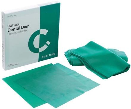 HySolate Latex Dental Dam zelené, 36ks