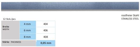 Hladký pásek 6mm/0,05mm 406