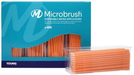 Microbrush Plus - aplikátory, ultra jemné oranžové