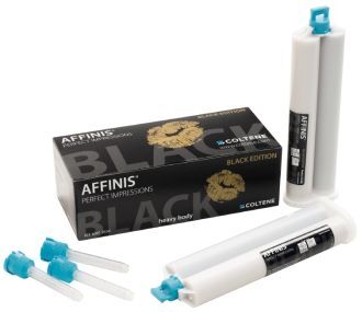 Affinis Black - otiskovací materiál, 2x75ml