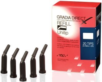Gradia Direct Unitip X - kompozit, 20x0,24g X-A3,5