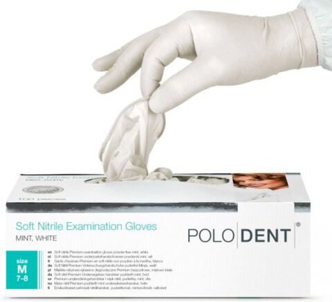 Rukavice Soft Nitrile s vůní máty M doprodej