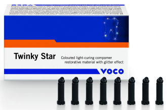 Twinky Star - kompomer, 25x0,25g žlutý