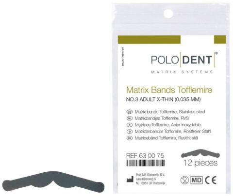 Matrix Bands Tofflemire No. 3 Adult X-Thin 0,035 m