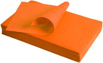 Tray papír na tácky, oranžový