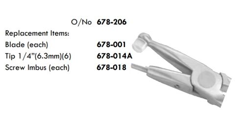 Replacement Screw Imbus 1pc./pack. 678-206 + 678-3