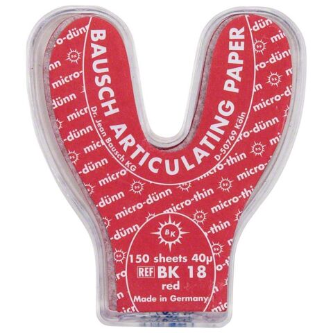 Arti-Check artikulační papír podkova červená