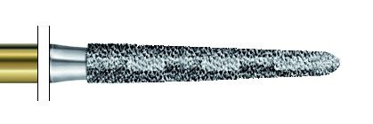 Strukturovaný diamant torpédo D19mm 021, S6879K