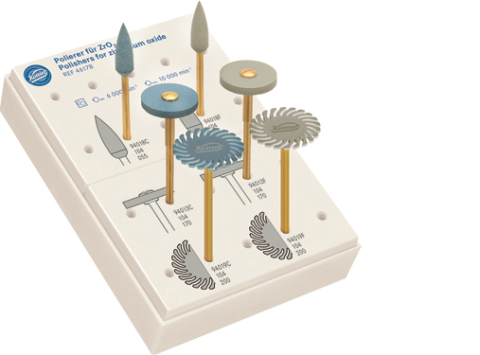Set leštící guma D44,5mm, 4617B