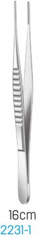 Pinzeta Debakey rovná 1X2 16cm