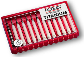 Nordin Titanium Retention Pins 0,75mm, 12ks