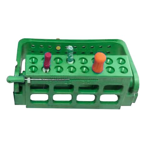 Stojánek na endo nástroje pro 16ks,  Green