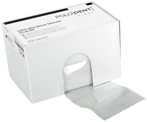 POLODENT návleky na skusové bloky OPG 21 x 46 mm