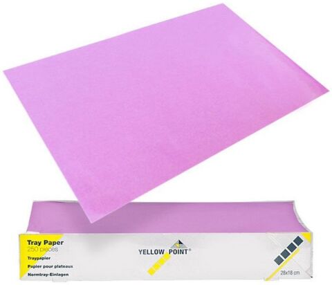 YELLOW POINT Filtr. papír na tácky 28x36,levand.