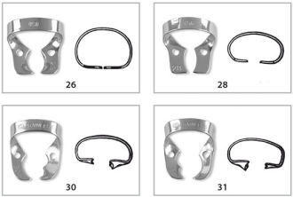 Fit Kofferdam spona bez křidélek č.30