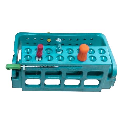 Stojánek na endo nástroje pro 16ks,  Sky Blue