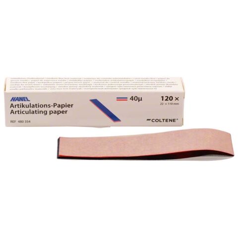 Hanel artikulační papír I-40µ modročervený 120ks