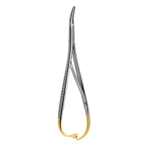 Jehelec Mathieu, zahnutý, 17cm, TC