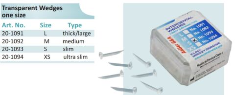 Transparent Light Conductive Wedges Ultra Slim 100