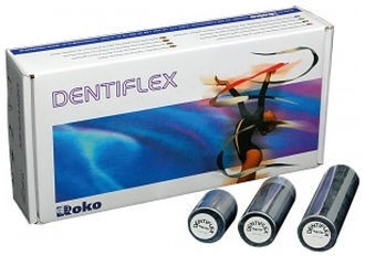 Dentiflex - polymer 25mm S, 6ks světlý