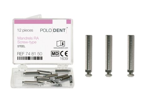 POLODENT Mandrely RA šroubovací 14 mm