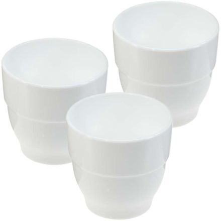 Skleněný kelímek z opálového skla