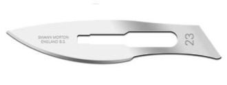 Skalpelové čepelky Swann Morton č.23