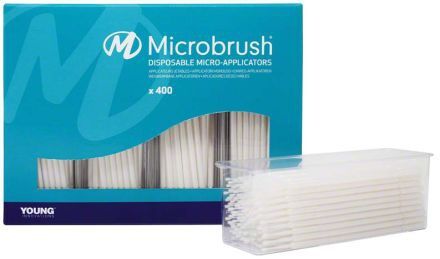 Microbrush Plus - aplikátory, super jemné bílé