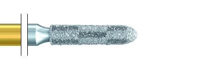 Strukturovaný diamant torpédo D19mm 012, S6977