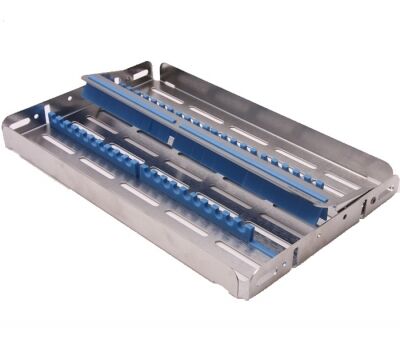 Nerezová kazeta EASY TRAY 28x18x2,5cm, modrá