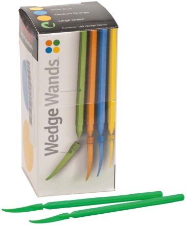 WedgeWands - klínky, 100ks velké zelené