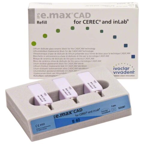 IPS e.max CAD bloky C1 B40 HT, 3ks