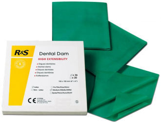 R&S Dental Dam zelené, 36ks