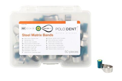 POLODENT matricové pásky nerez  5x0,038mm
