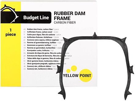 Yellow Point Carbon Rubber Dam Frame Medium